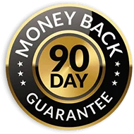 Ultra Accel Q 90-day money-back guarantee badge.