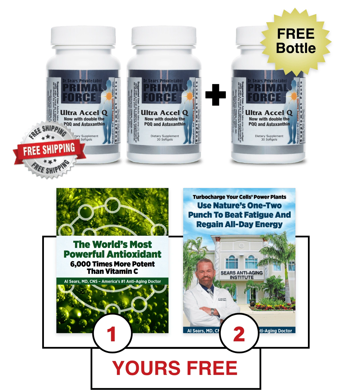 Ultra Accel Q best value package featuring Buy 2 Get 1 Free savings.